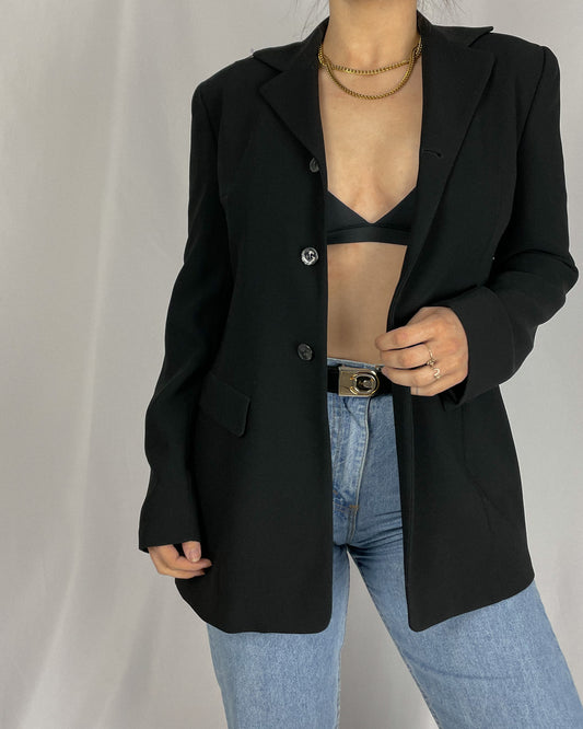 Vintage Onyx Longline Blazer