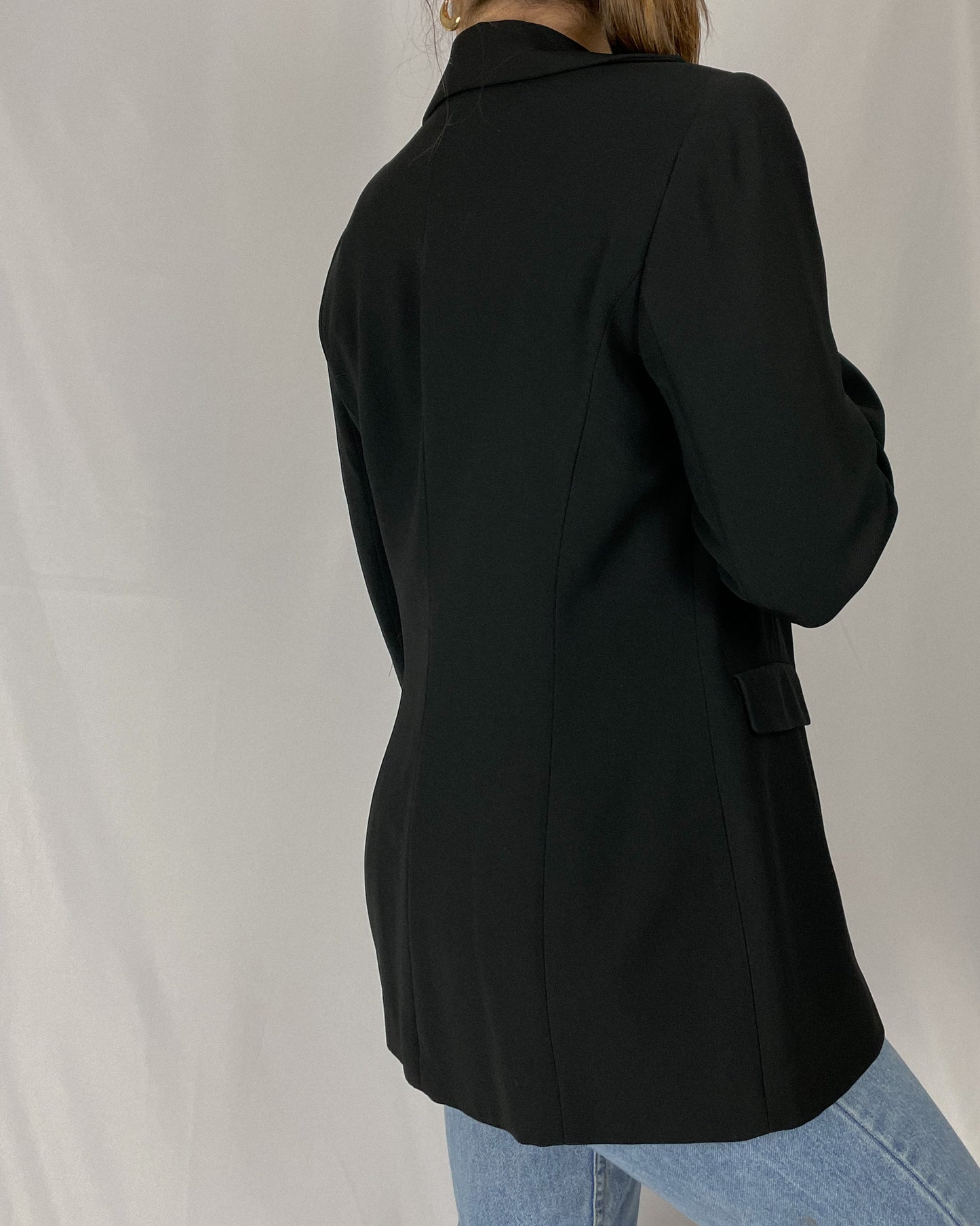 Vintage Onyx Longline Blazer