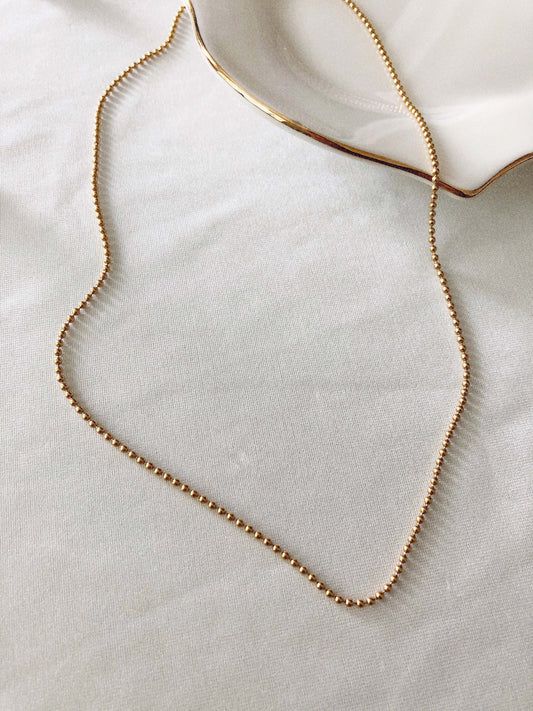 Microbead Chain Necklace