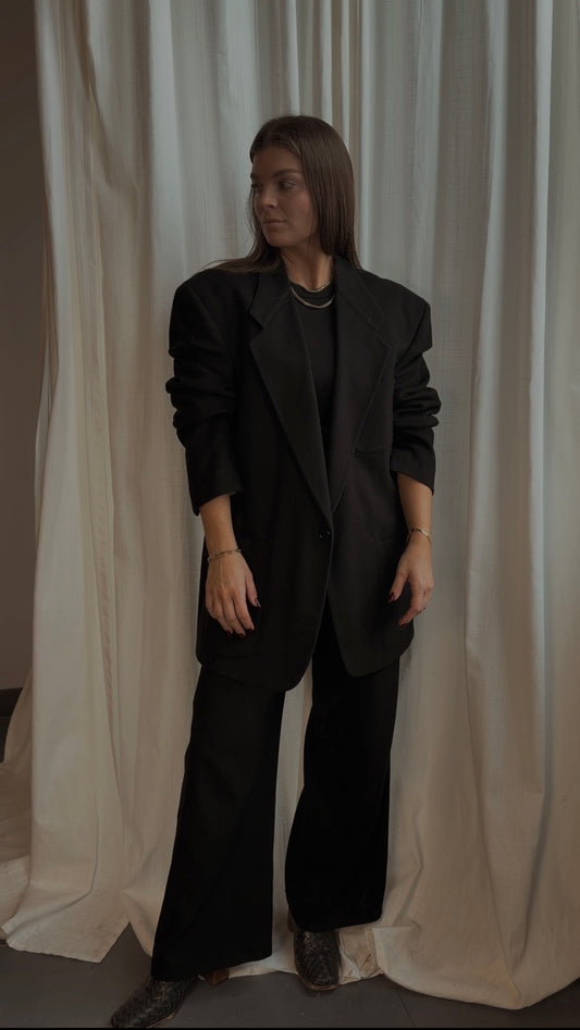 Yves Saint Laurent Oversized Wool Blazer