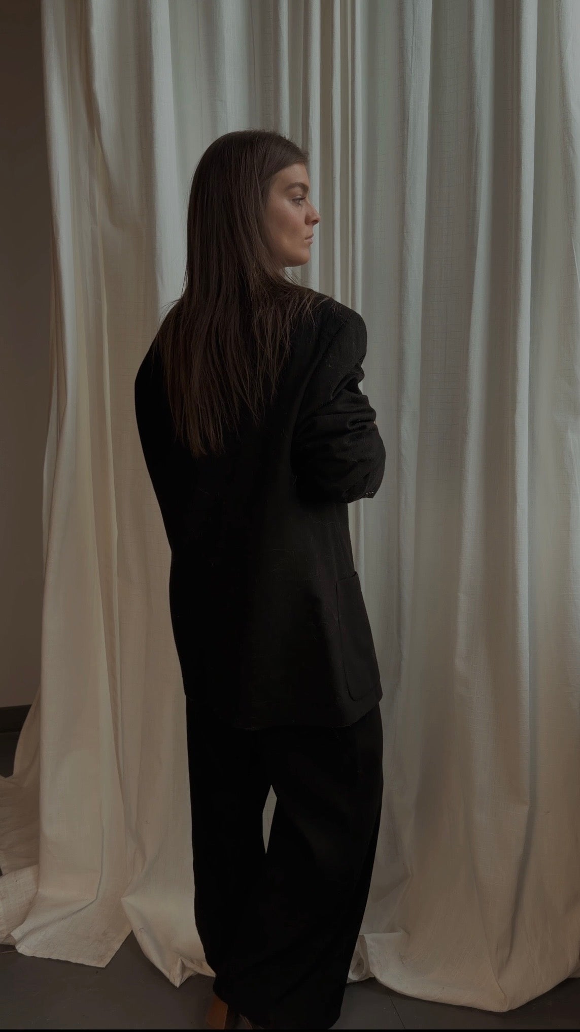 Yves Saint Laurent Oversized Wool Blazer