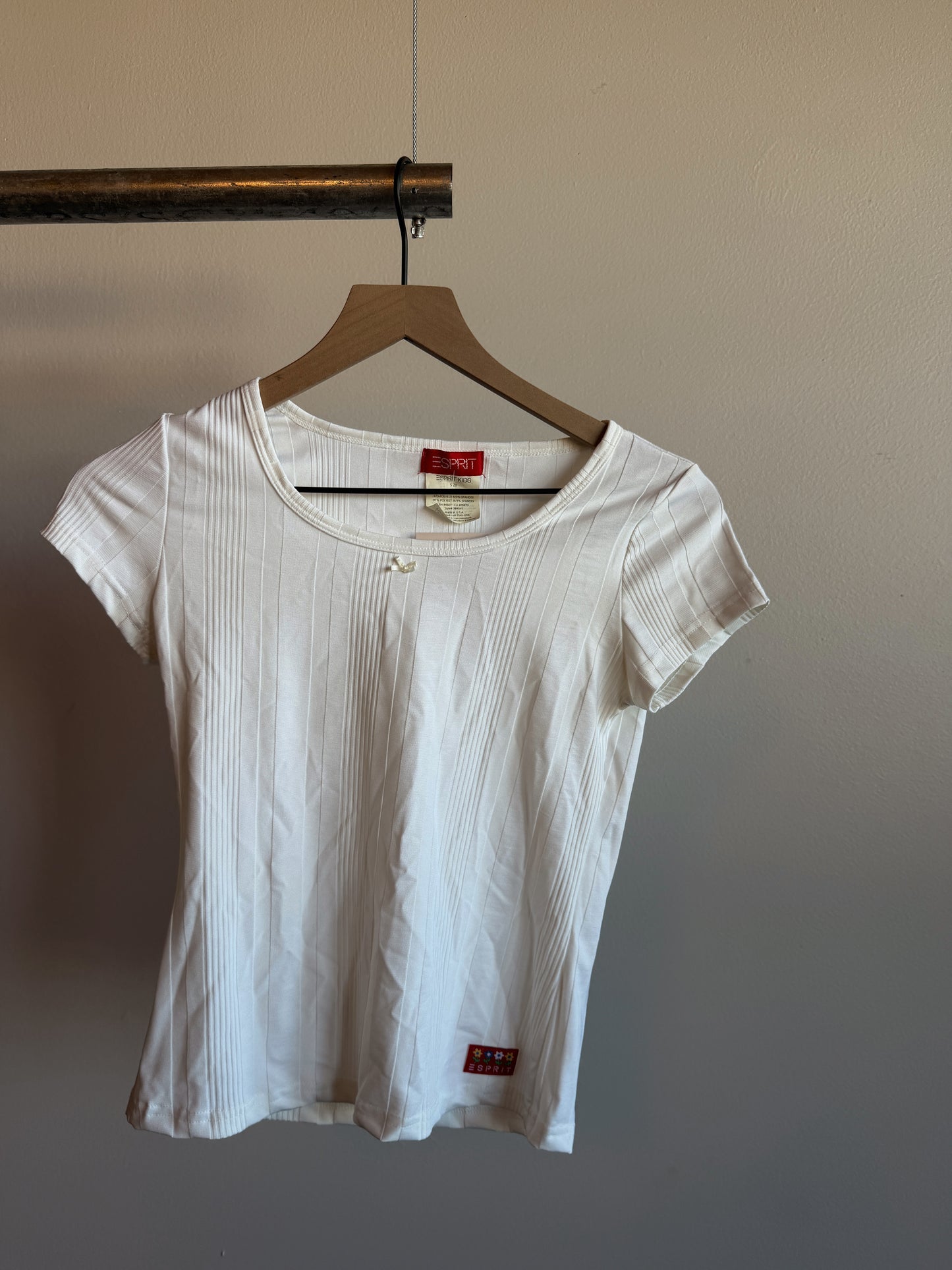Vintage Cloud Ribbed Short Sleeve Tee