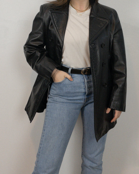 Wilson's Leather Longline Jacket