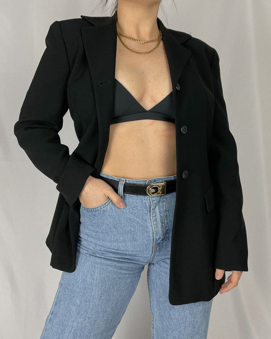 Vintage Onyx Longline Blazer