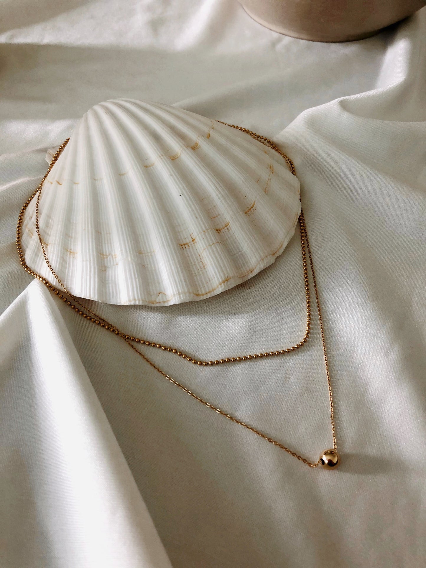 Microbead Chain Necklace